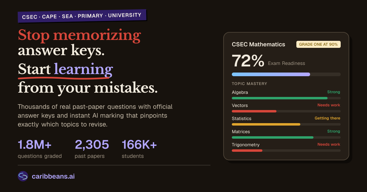Caribbean AI: #1 AI Tutor